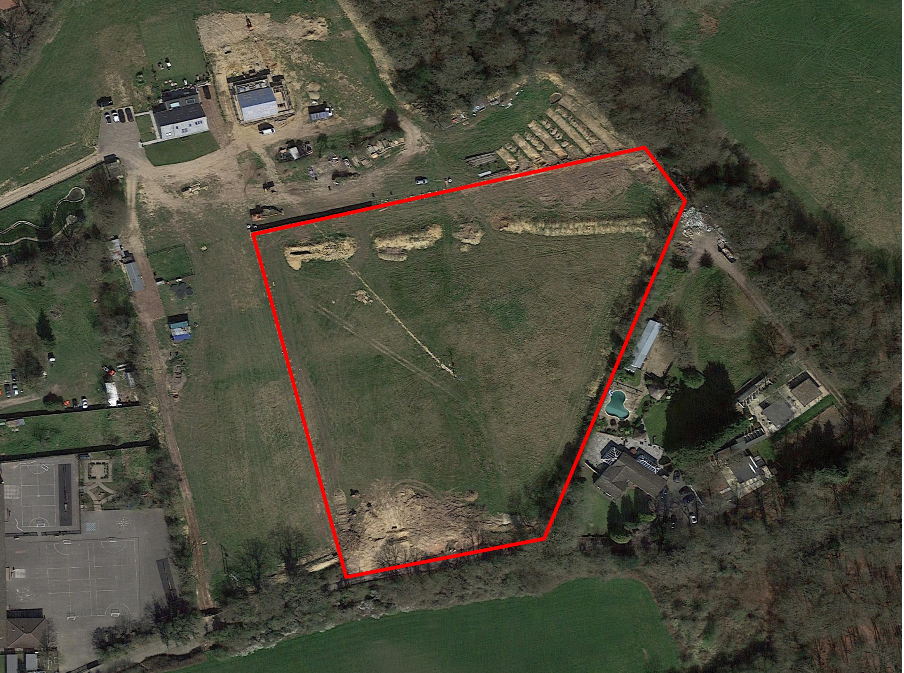 ABOUT 4.3 ACRES OF PASTURE IN CHALFONT ST PETER