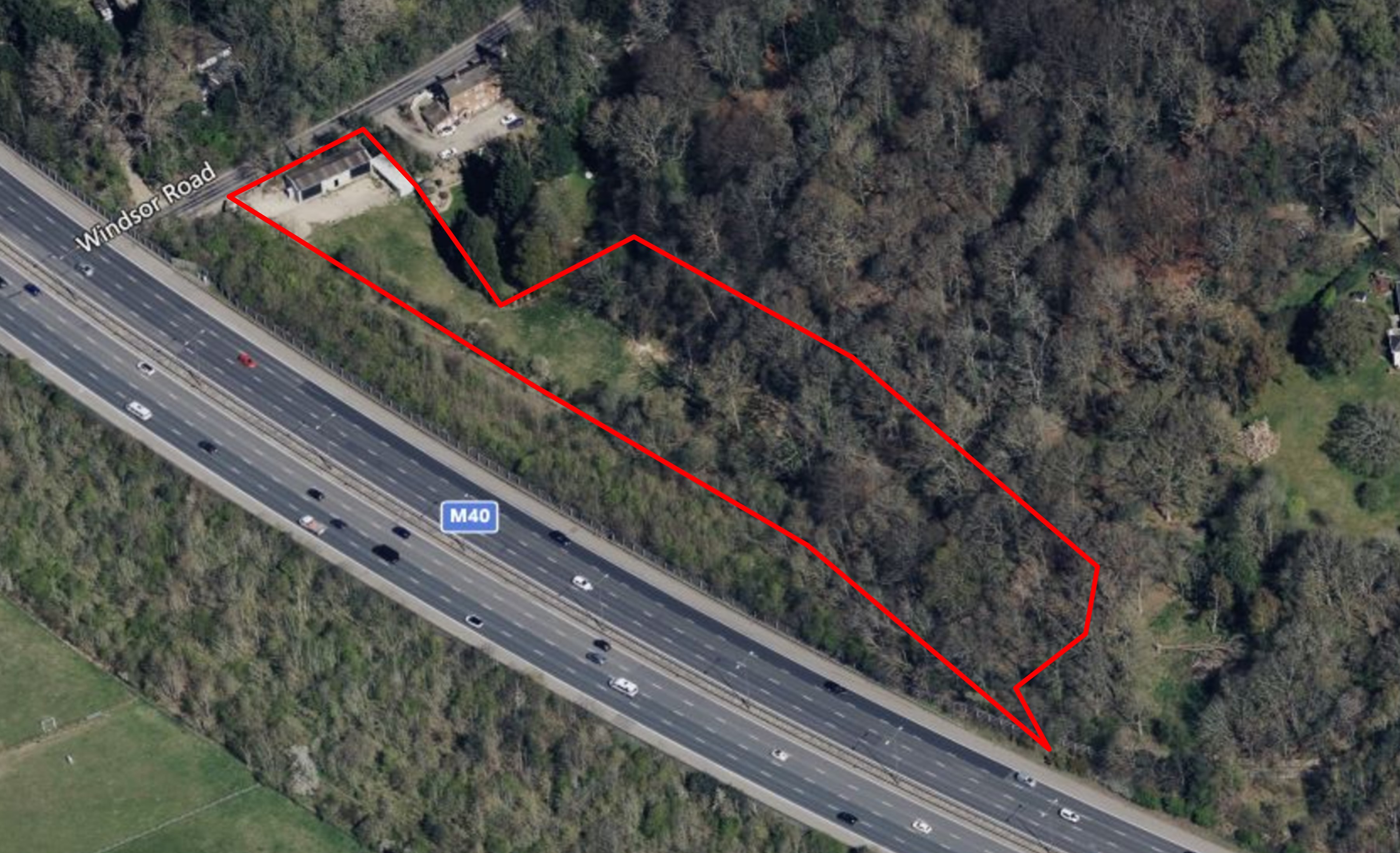 ABOUT 2 ACRES OF LAND WITH BUILDINGS IN GERRARDS CROSS